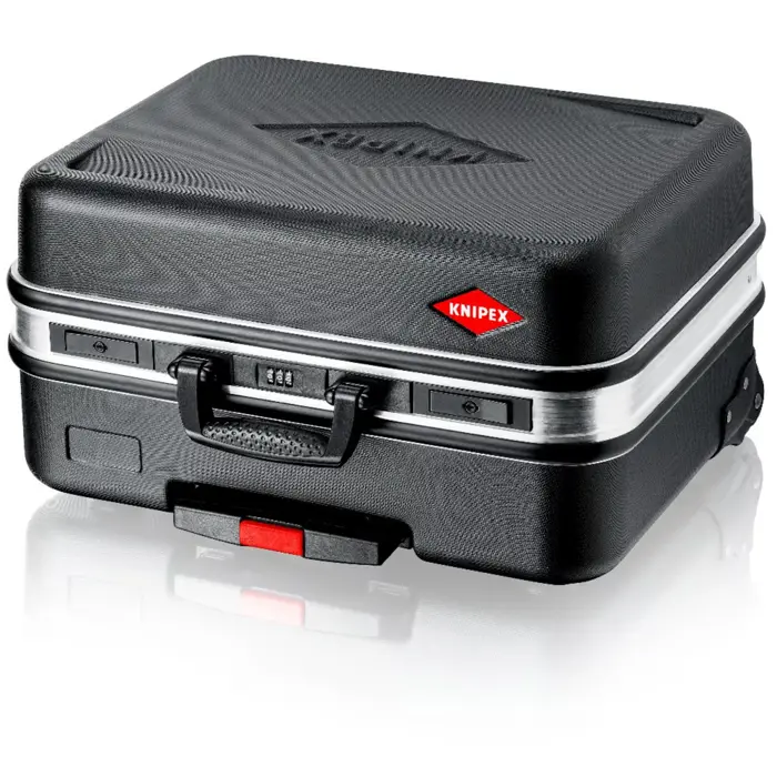 KNIPEX tool case "BIG Basic Move" 00 21 06 LE, tool box black, all-round aluminum frame