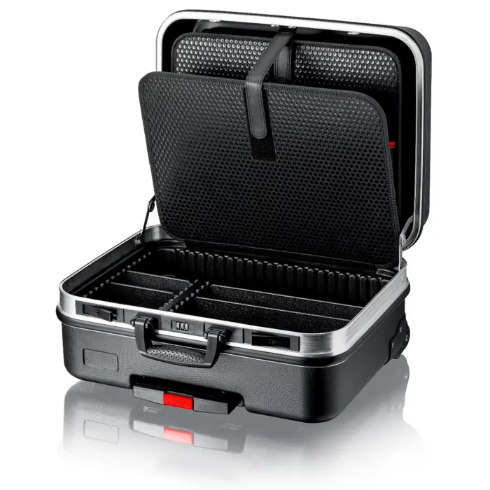 KNIPEX tool case "BIG Basic Move" 00 21 06 LE, tool box black, all-round aluminum frame