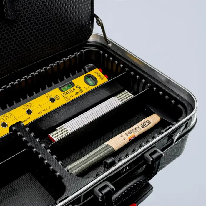 KNIPEX tool case "BIG Basic Move" ElektroPlus, 68-piece, tool set black, with tool assortment for electricians