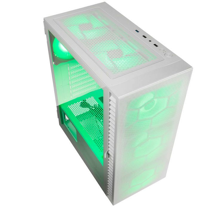 Kolink Observatory HF Mesh ARGB Midi-Tower - white OBSERVATORY HF MW
