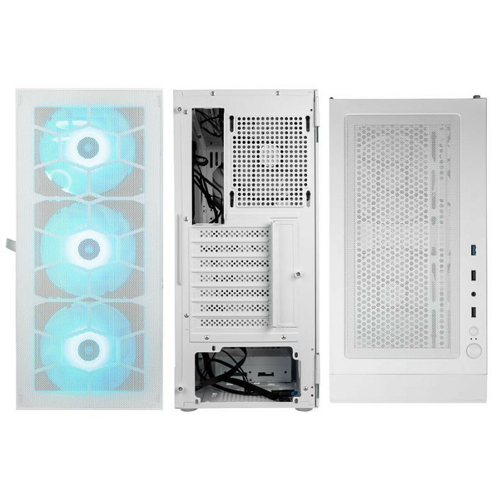 Kolink Observatory HF Mesh ARGB Midi-Tower - white OBSERVATORY HF MW