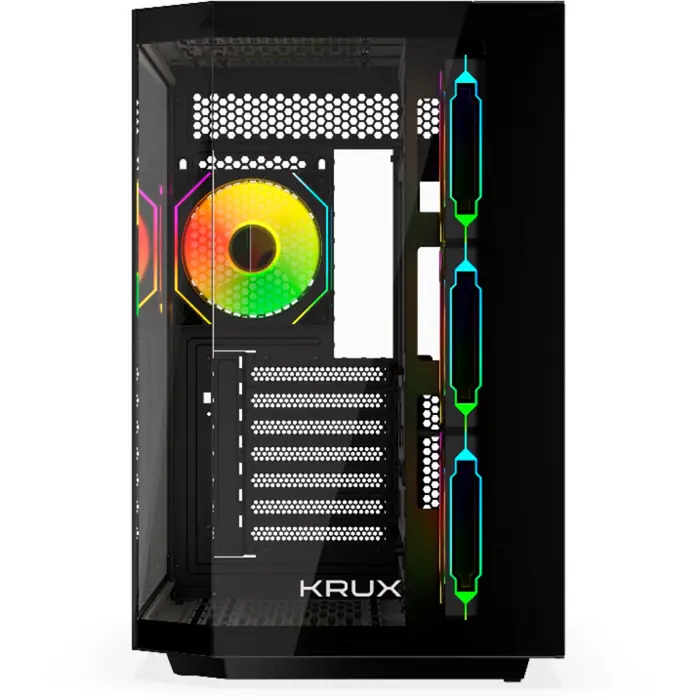 Krux Empero, tower case black, tempered glass x 2