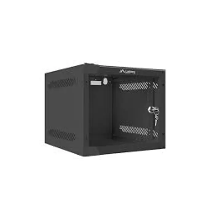 LANBERG 10" WALL-MOUNTED RACK CABINET 4U (280X310, BLACK)