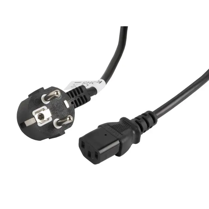 Lanberg CA-C13C-11CC-0030-BK power cable Black 3 m C13 coupler CEE7/7