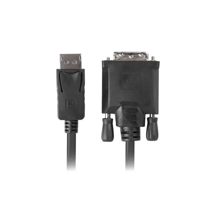 Lanberg CA-DPDV-10CU-0010-BK video cable adapter 1 m DisplayPort DVI-D Black