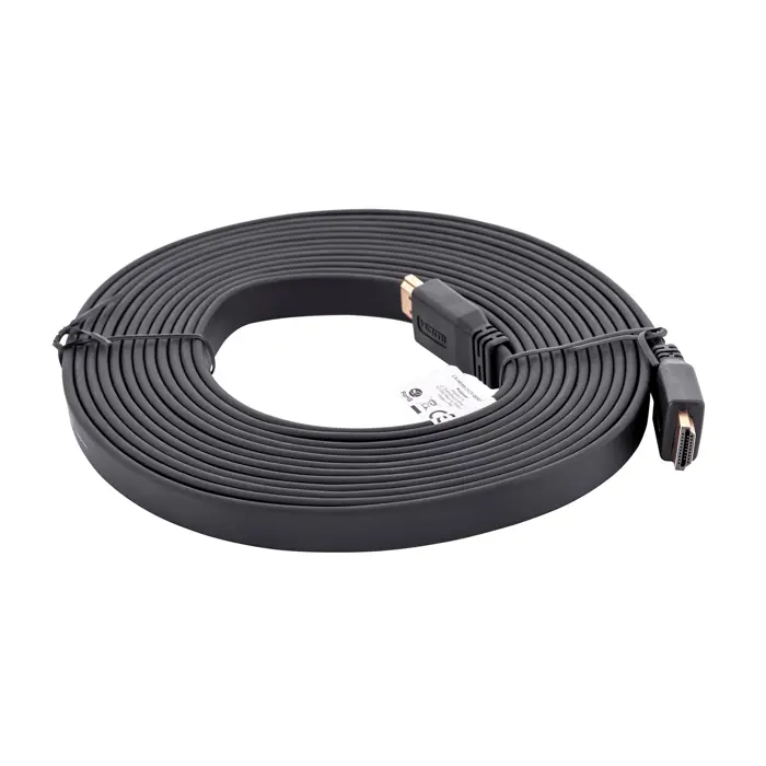 Lanberg CA-HDMI-21CU-0050-BK HDMI cable 5 m HDMI Type A (Standard) Black