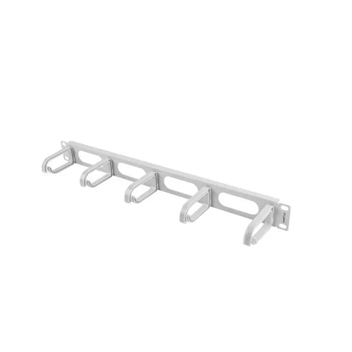 LANBERG CABLE ORGANISER 19" (1U, TYPE B, Gray) AK-1205-S