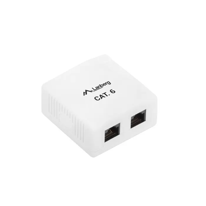 Lanberg OU6-0002-W outlet box RJ-45 White
