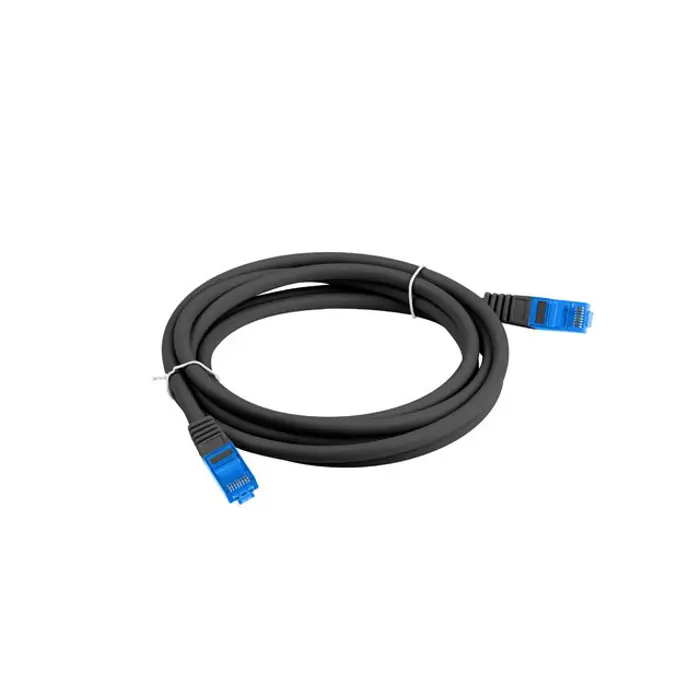LANBERG PATCHCORD S/FTP CAT.6A 3M BLACK LSZH
