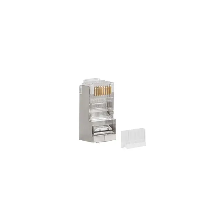 Lanberg PLS-6000 wire connector RJ-45 Stainless steel, Transparent