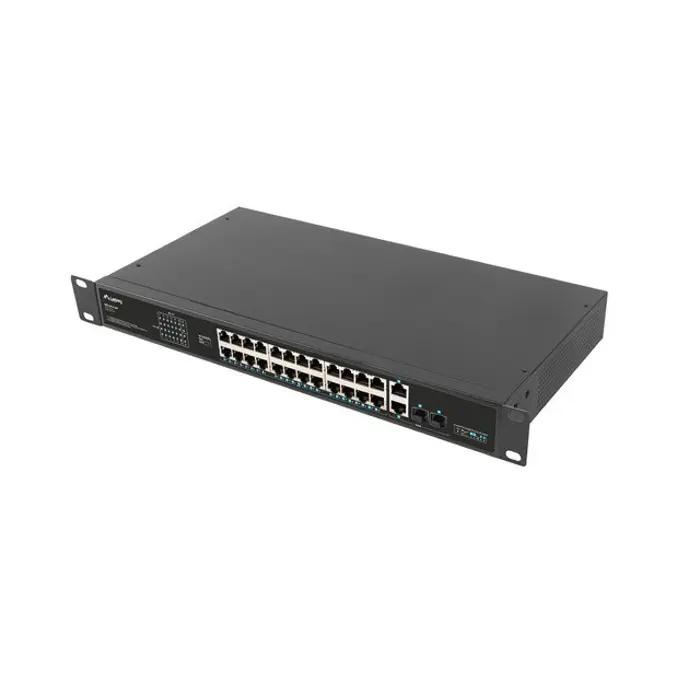 Lanberg Switch 24X 100MB DSP+/2X Combo Rack 19" 360W V2