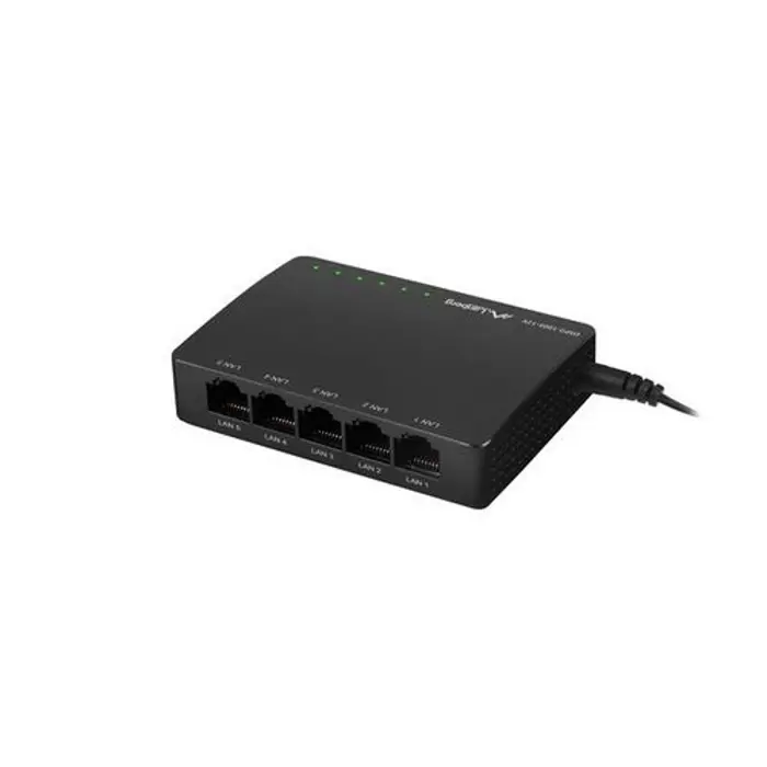 LANBERG SWITCH DSP2-1005-12V (5-PORT, 12V, 1GB/S)