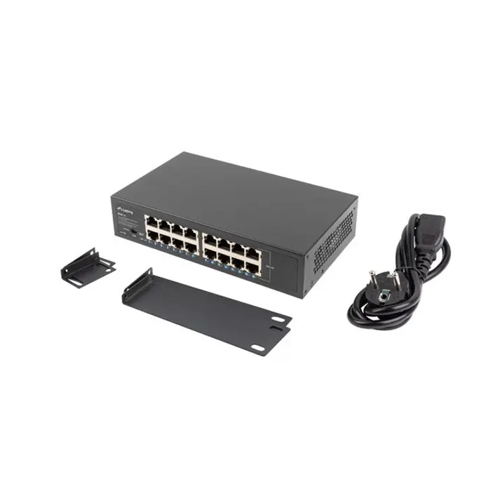 Lanberg Switch RSGE-16 Rack 10"/19"  (16-port 1Gb)