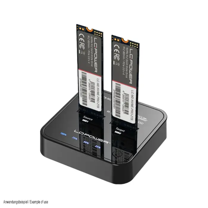 LC-Power dock 2x m.2 NvME v2
