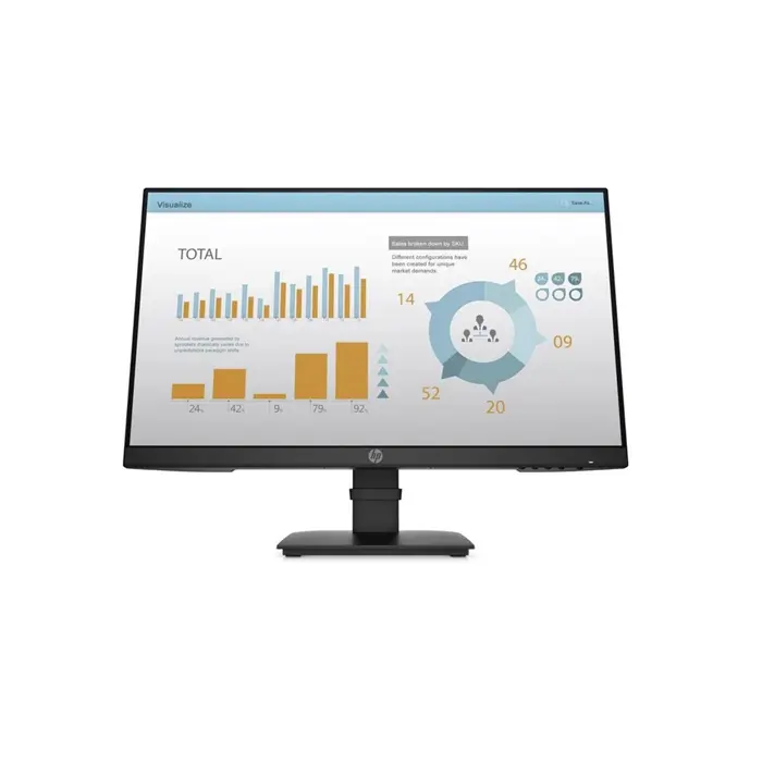LCD HP 24" P24h G4; black;1920x1080, 1000:1, 250cd/m2, DisplayPort, HDMI, VGA, speakers, AG - Premium Obnovljeno