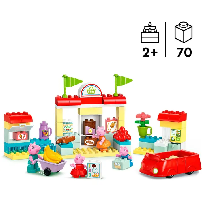 LEGO 10434 Duplo Peppa's Supermarket, construction toy