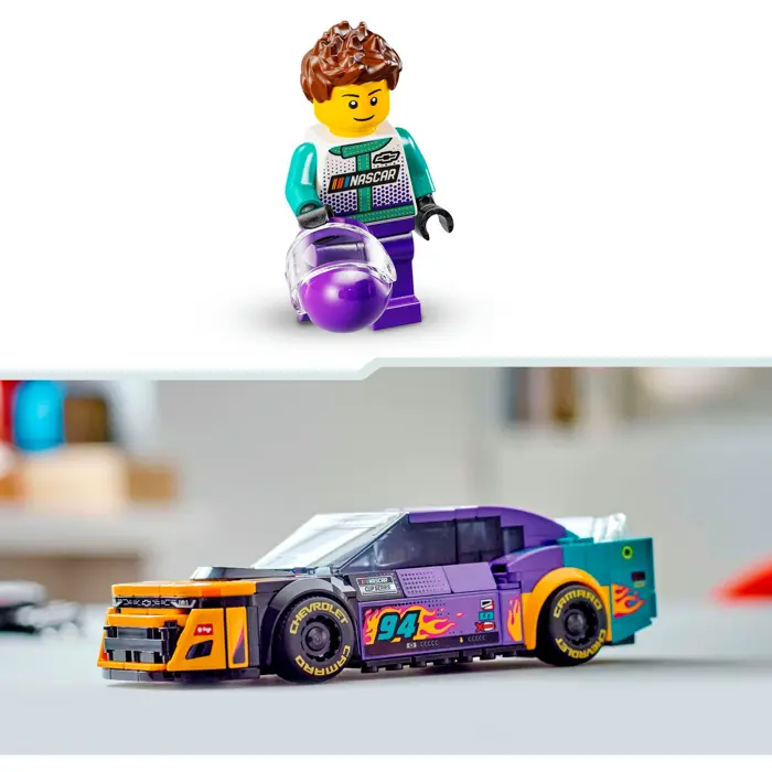 LEGO 76935 Speed Champions NASCAR Next Gen Chevrolet Camaro ZL1, construction toy