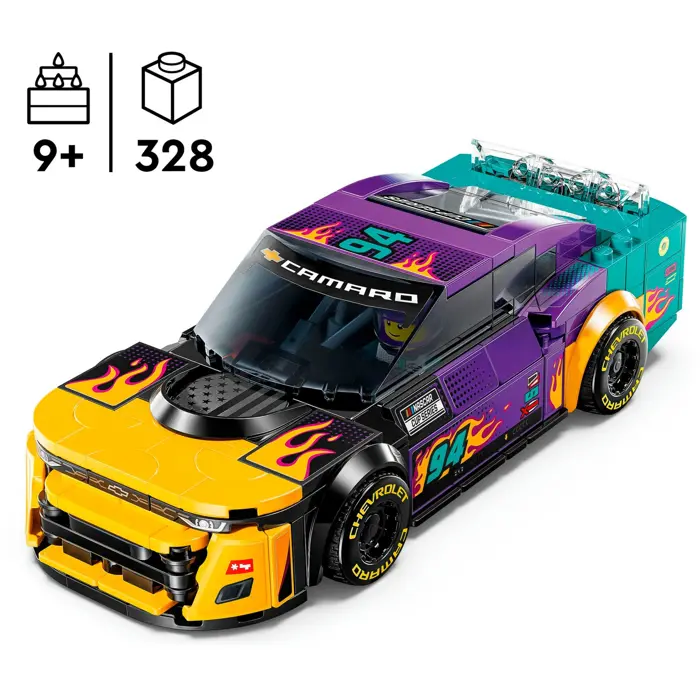LEGO 76935 Speed Champions NASCAR Next Gen Chevrolet Camaro ZL1, construction toy
