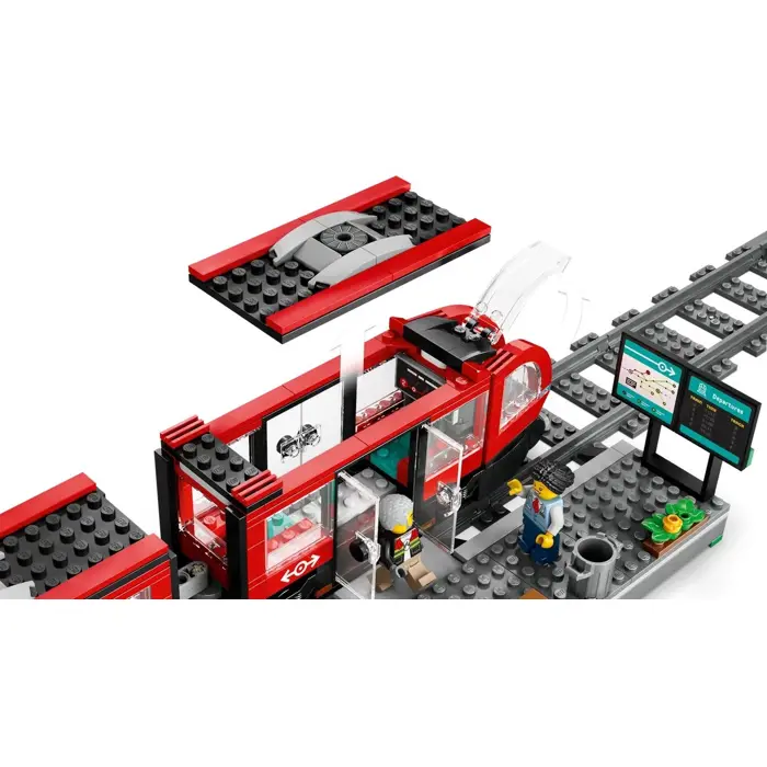 LEGO City 60423 Tramwaj miejski ze stacją