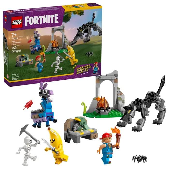 LEGO FORTNITE 77075 Peely & Sparkplug's Camp