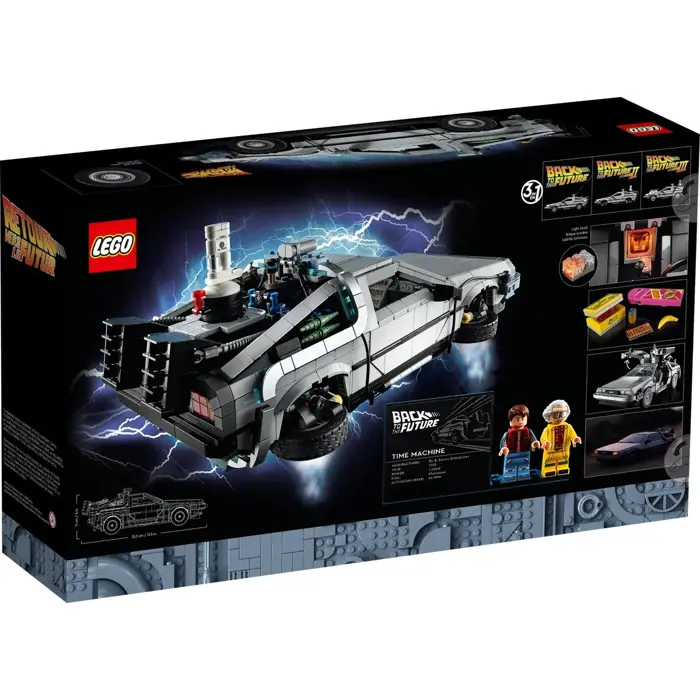 LEGO ICONS 10300 TIME MACHINE FROM BACK TO THE FUTURE