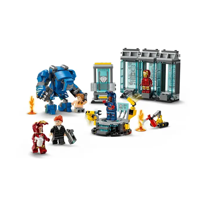 LEGO MARVEL 76315 Iron Man’s Laboratory: Hall of Armor