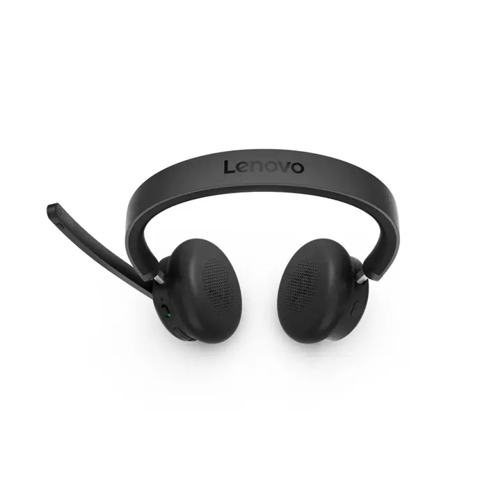 Lenovo 6550 Headset Wireless Head-band Office/Call center USB Type-C Bluetooth Black