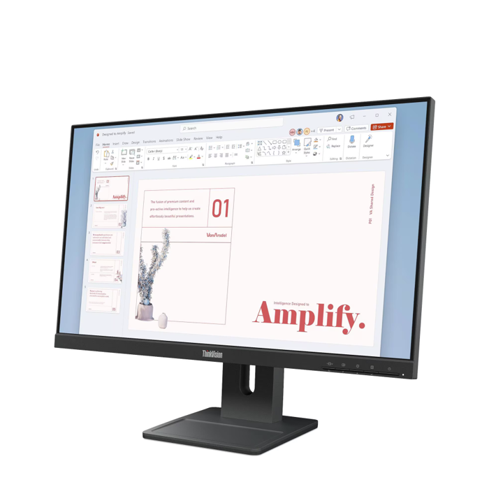 Lenovo E24-40 23.8FHD IPS, VGA, HDMI, DP, pivot