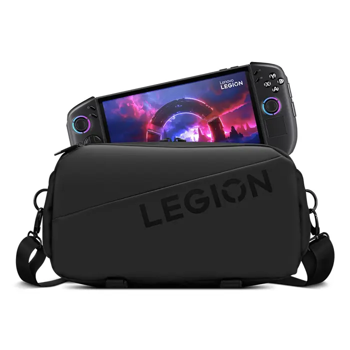 Lenovo GX41S14777 portable game console case Travel case Polyurethane (PU) Black