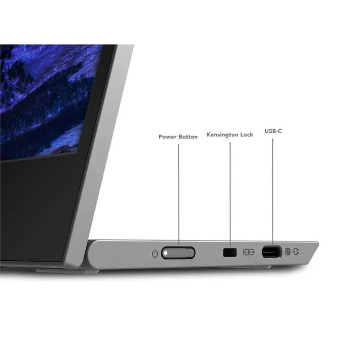 Lenovo L15 computer monitor 39.6 cm (15.6") 1920 x 1080 pixels Full HD LED Black, Grey