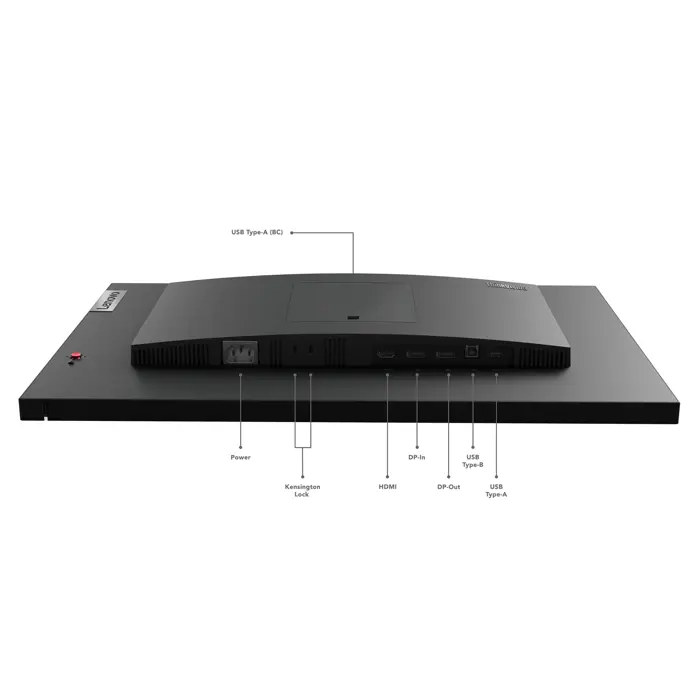 Lenovo ThinkVision P24q-30 LED display 60.5 cm (23.8") 2560 x 1440 pixels Quad HD Black