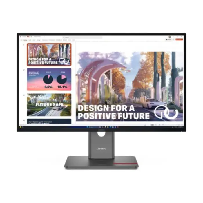 Lenovo ThinkVision P27QD-40 LED display 68.6 cm (27") 2560 x 1440 pixels Wide Quad HD Black