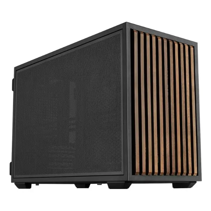 Lian Li B4-mATX Wood Mini Tower Black, Wood