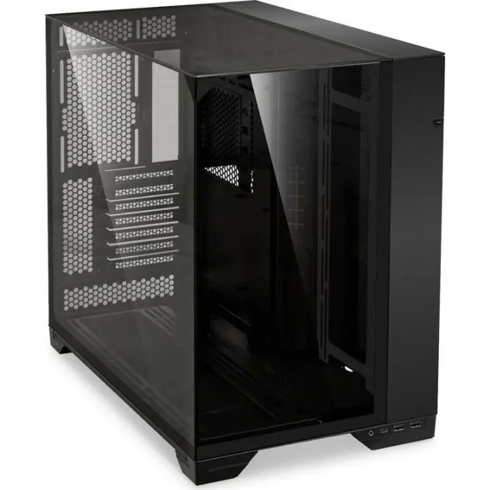 Lian Li O11 Vision Compact, Midi-Tower, E-ATX, Tempered Glass - black-O11VPX