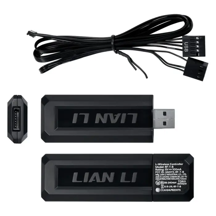 Lian Li UNI FAN SL-INF Wireless Lüfter, ARGB, PWM - Reverse Blade, 120mm, black-12RSLIN1W1B