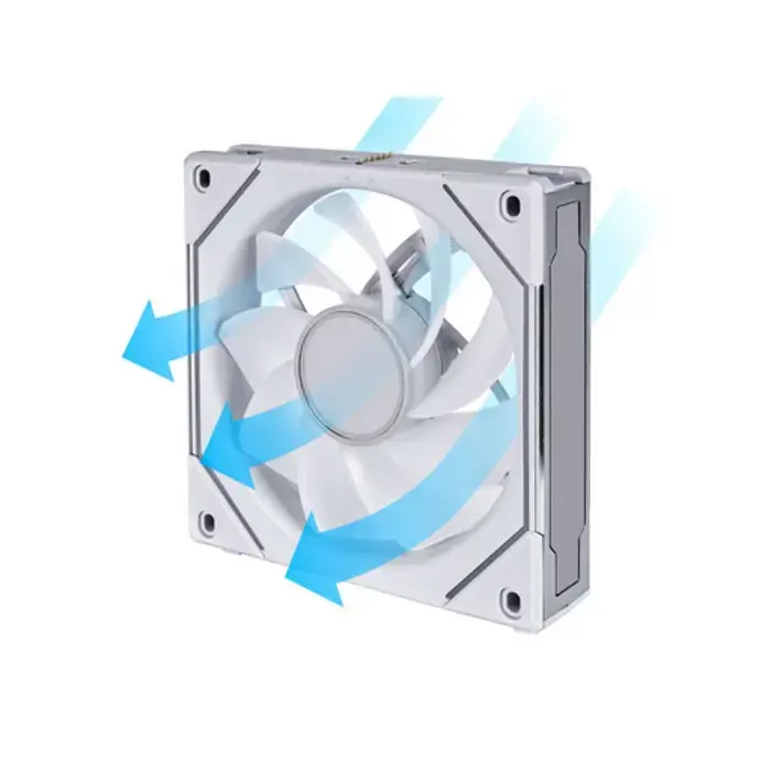 Lian Li UNI FAN SL-INF Wireless Lüfter, ARGB, PWM - Reverse Blade, 120mm, white-12RSLIN1W1W