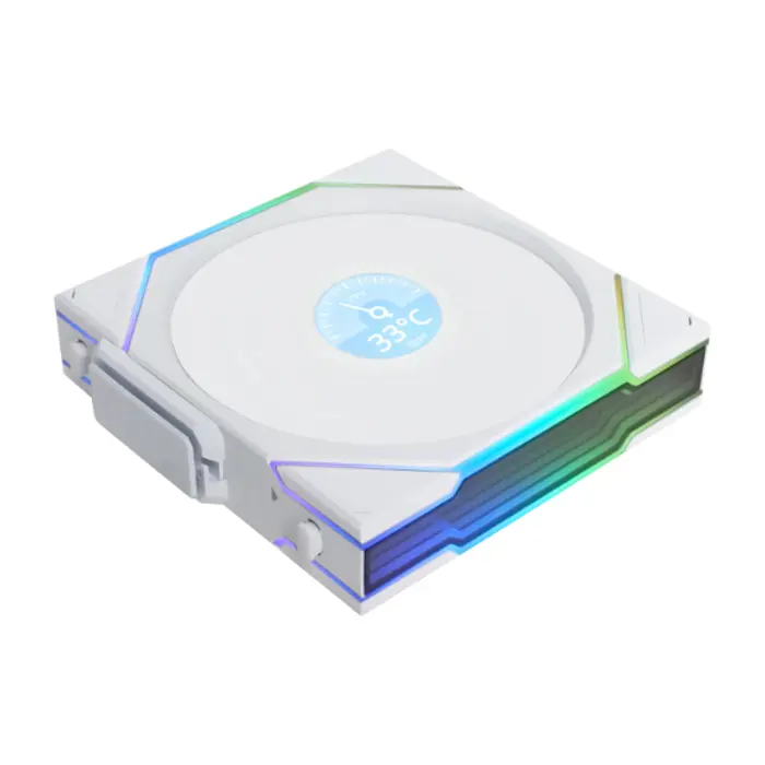 Lian Li UNI FAN TL LCD Wireless Lüfter, ARGB, PWM - 140mm, white-14TLLCD1W1W