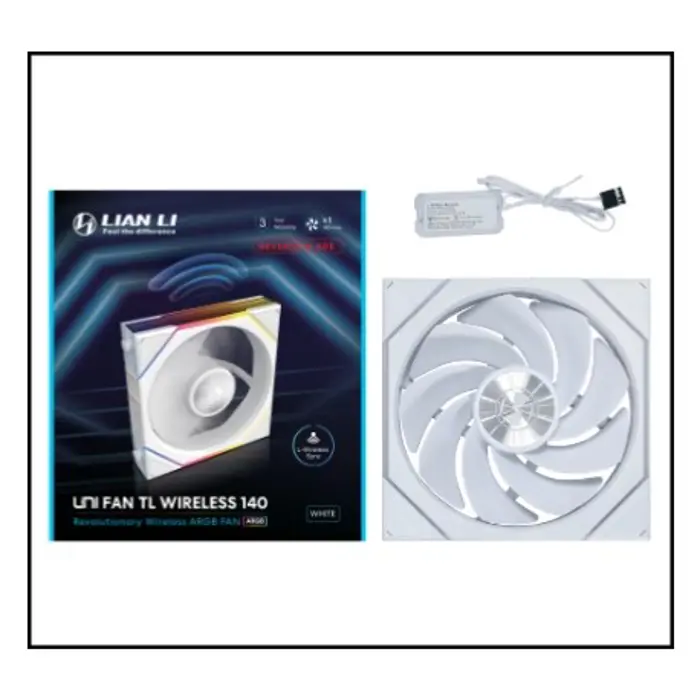 Lian Li UNI FAN TL Wireless Fan, ARGB, PWM - 140mm, white