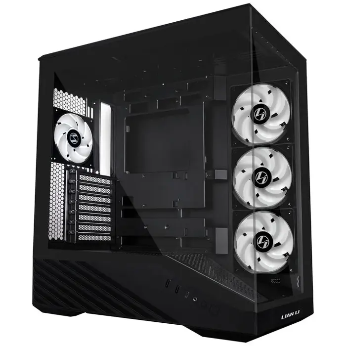 Kućište Lian Li Vector V100, Midi-Tower, ATX, 4xARGB, Tempered Glass, black