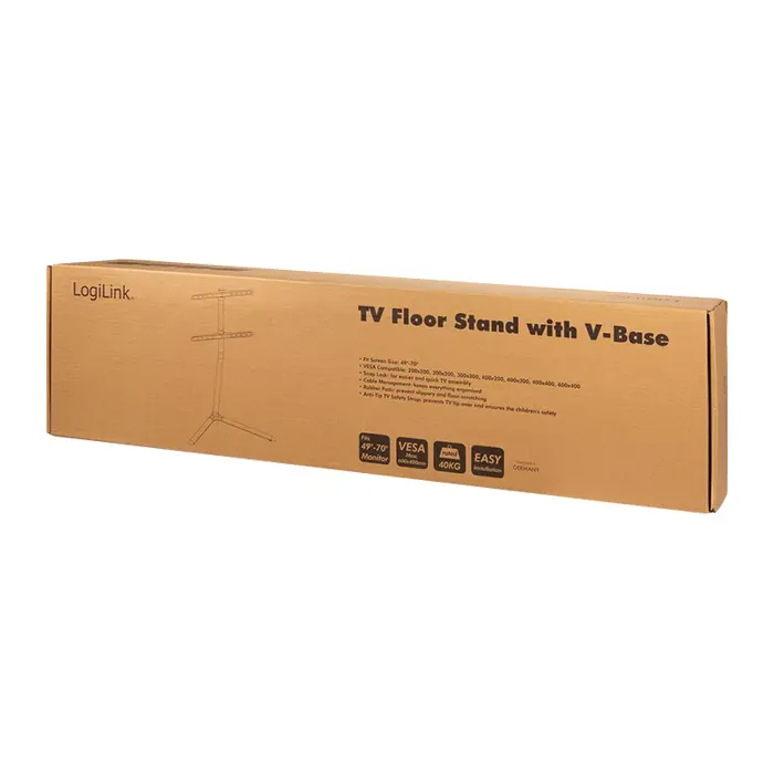 Logilink TV-Ständer, 49 70", mit V-FuĂź, 40 kg max., black