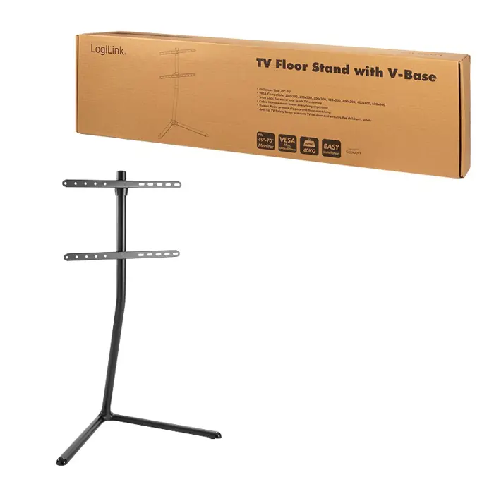 Logilink TV-Ständer, 49 70", mit V-FuĂź, 40 kg max., black