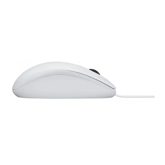 Logitech B100 optički miš, USB, bijeli (910-003360)