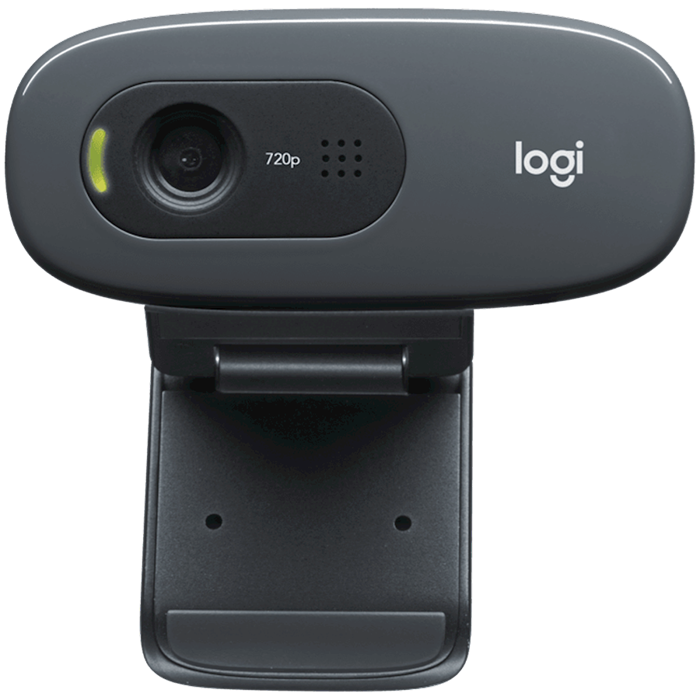LOGITECH C270 HD Webcam - BLACK - USB