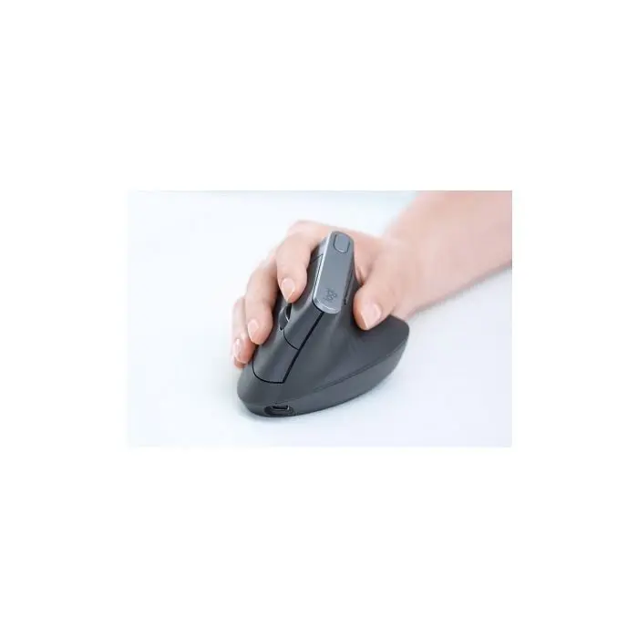 Logitech ergonomic mouse cordless MX VERTICAL bluetooth, unifying, USB-C