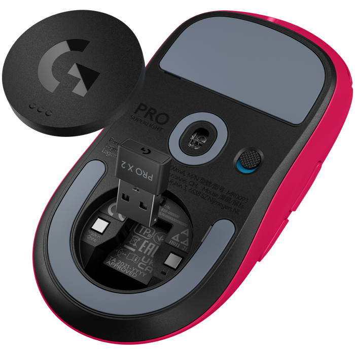 LOGITECH G PRO X SUPERLIGHT 2 LIGHTSPEED Gaming Mouse - MAGENTA