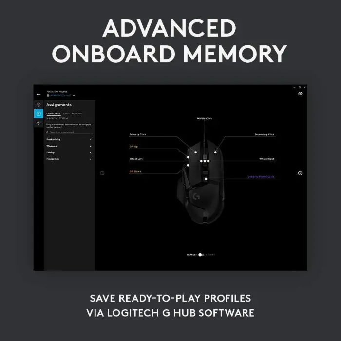 Logitech Gaming Miš G502 Hero LED
