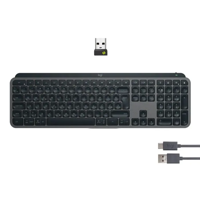Logitech keyboard MX Keys S, graphite, SLO