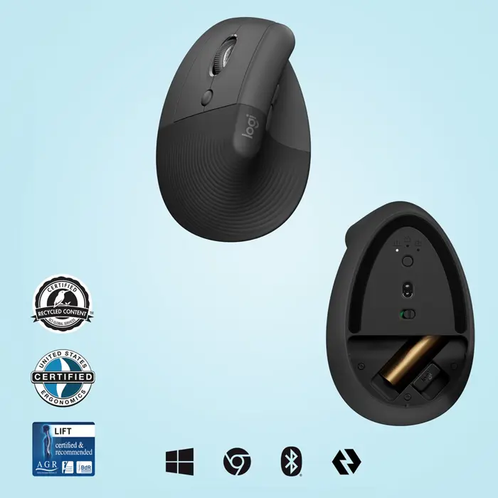 Logitech Lift Vertical Ergonomic Mouse
