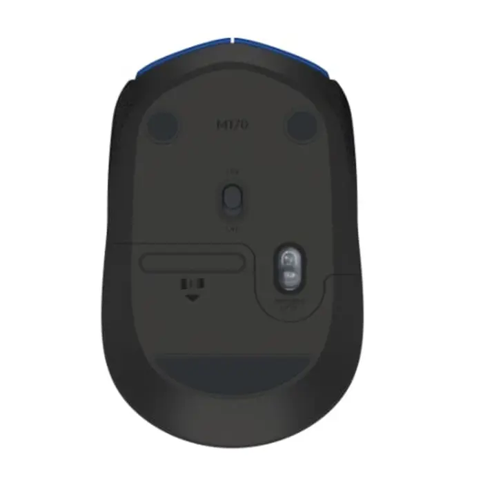Logitech M171 bežični optički miš, USB, crni/sivi (910-004424)