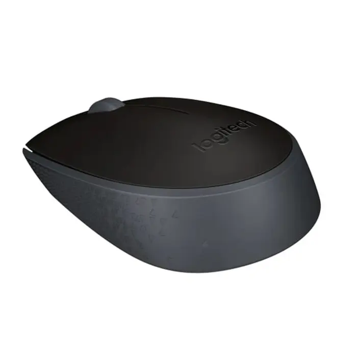 Logitech M171 bežični optički miš, USB, crni/sivi (910-004424)